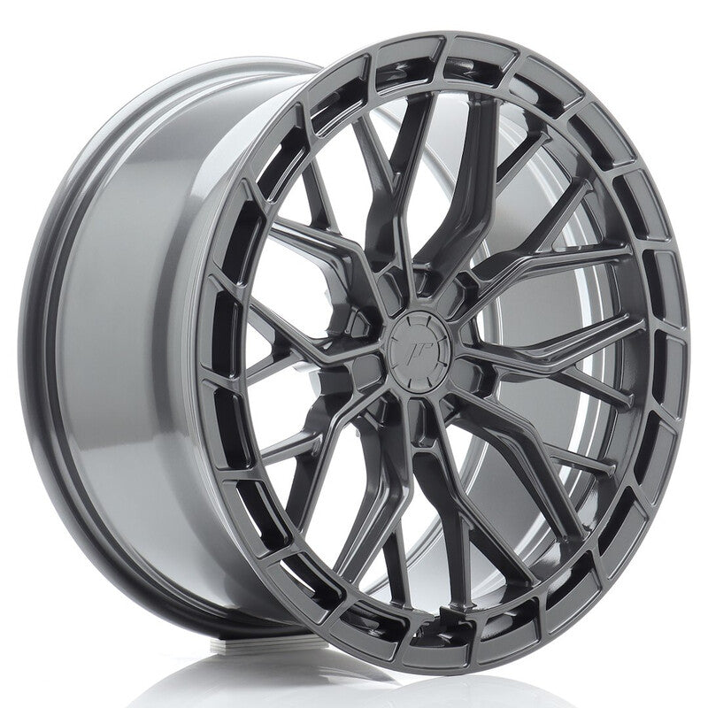 Carica immagine in Galleria Viewer, Cerchio Japan Racing JR-48 9,5x19 foratura su misura 5 fori ET20-45 - Hyper Gray
