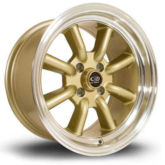 Cerchio Rota RKR 8x15 4x100 ET0 - Oro