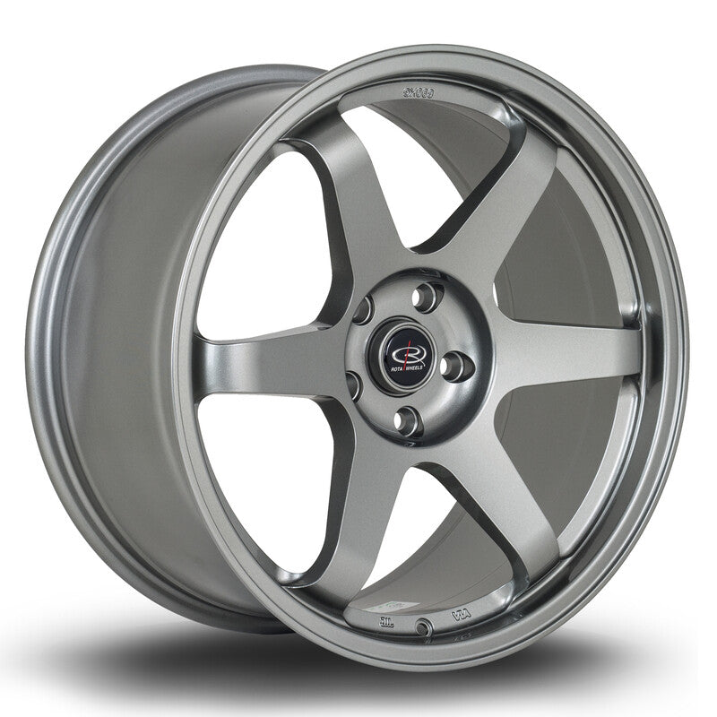 Cerchio Rota Grid 9,5x19 5x114.3 ET20 - Argento lucidato
