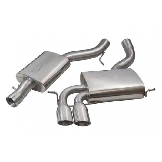 Linea di Scarico "Catback" Cobra per Audi A3 8P 3 Porte, Quattro, 2.0L TFSI (03-12)