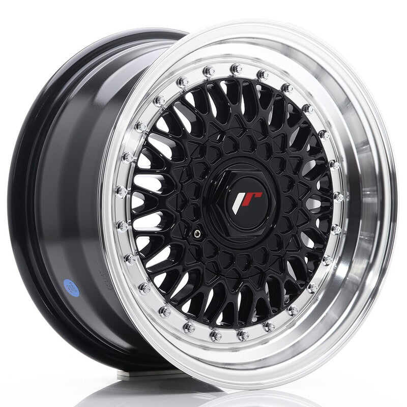 Cerchio Japan Racing JR-9 7x15 4x100/4x108 ET20 - Nero lucido