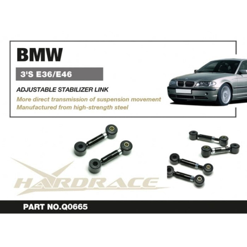 Carica immagine in Galleria Viewer, Biellette Barra Stabilizzatrice Posteriori Regolabili Hardrace per BMW E46
