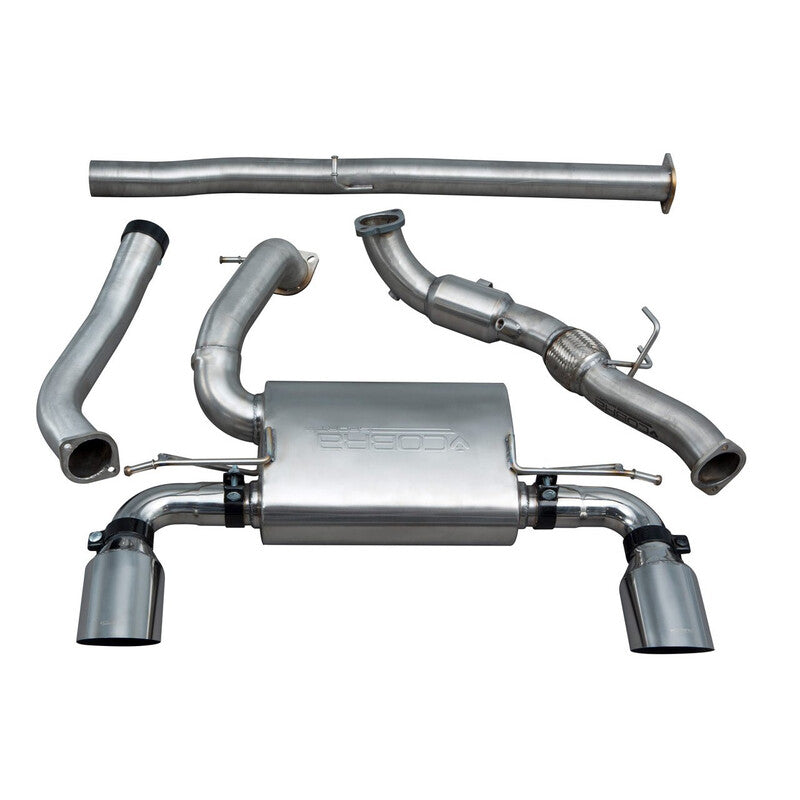 Linea di Scarico Completa "Turboback" Cobra per Ford Focus RS MK3
