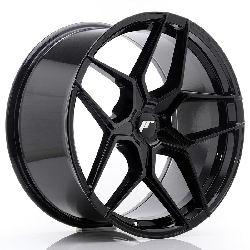 Carica immagine in Galleria Viewer, Cerchio Japan Racing JR-34 Extreme Concave 10x20 foratura su misura 5 fori ET20-40 - Nero lucido
