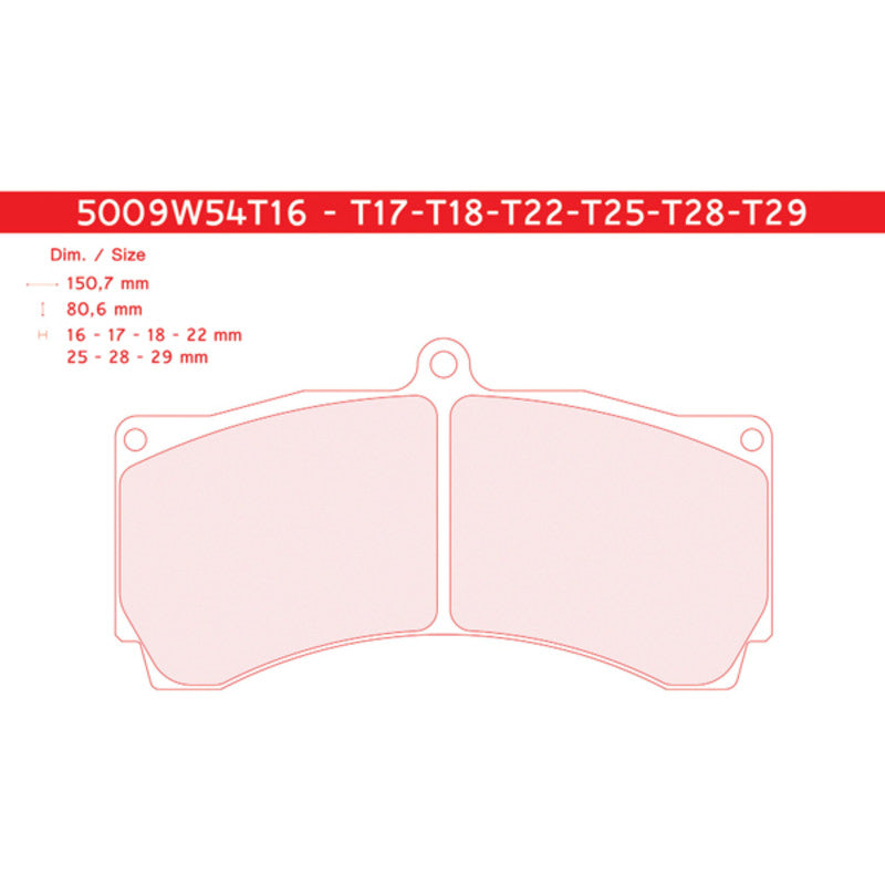 Pastiglie CL Brakes (Carbone Lorraine) per Kit Freni Maggiorati D2 Racing
