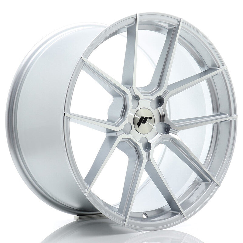 Cerchio Japan Racing JR-30 Extreme Concave 10,5x20 foratura su misura 5 fori ET15-45 - Argento lucidato