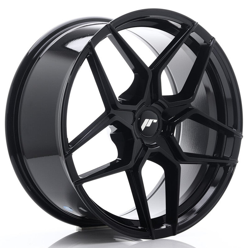 Cerchio Japan Racing JR-34 Extreme Concave 9x20 foratura su misura 5 fori ET20-40 - Nero lucido