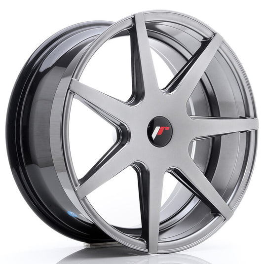 Cerchio Japan Racing JR-20 8,5x19 foratura su misura 4/5 fori ET20-40 - Hyper Black