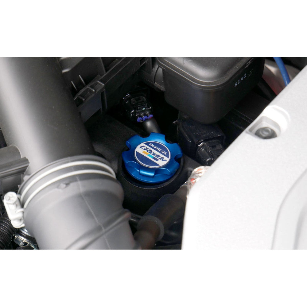 Tappo Olio GReddy Type 8 31.2xP3.5 Blu (Mitsubishi)