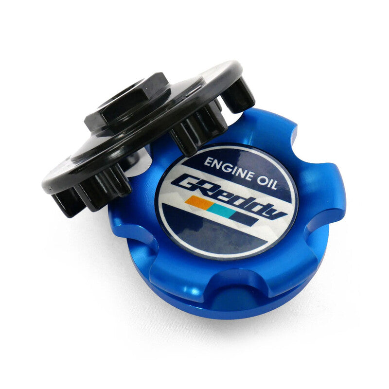 Carica immagine in Galleria Viewer, Tappo Olio GReddy Type 5 M31.8xP3.5 Blu (Honda)
