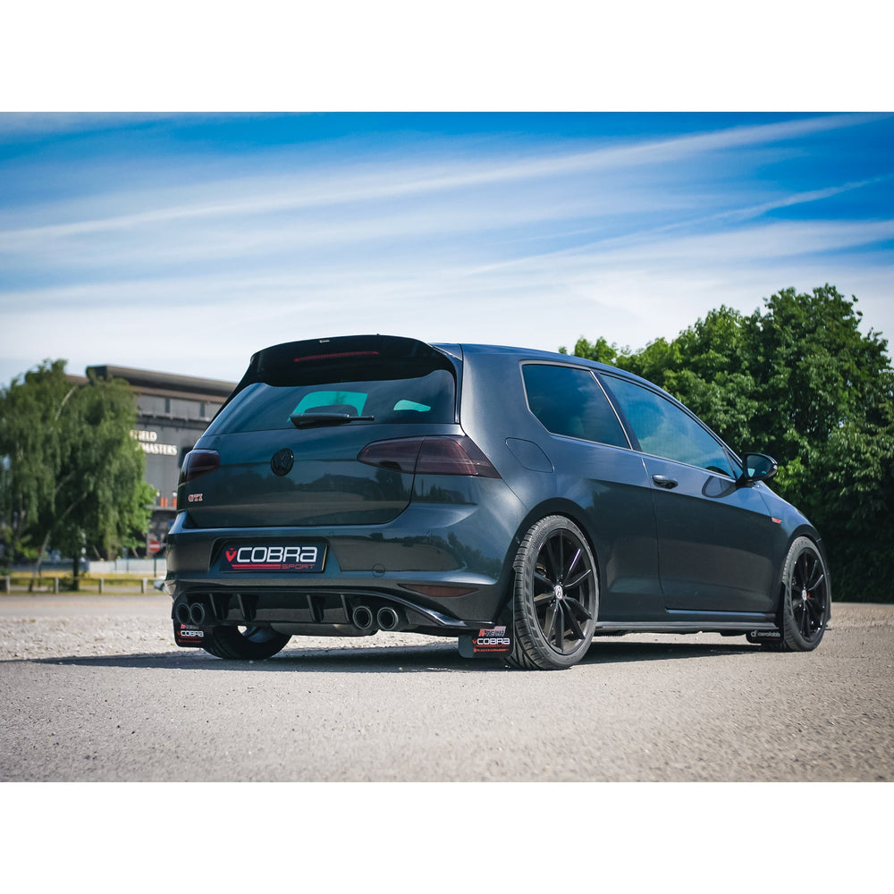 Linea di Scarico Completa "Turboback" Cobra a Quattro Uscite per VW Golf 7 GTI 2.0L TSI (12-17)