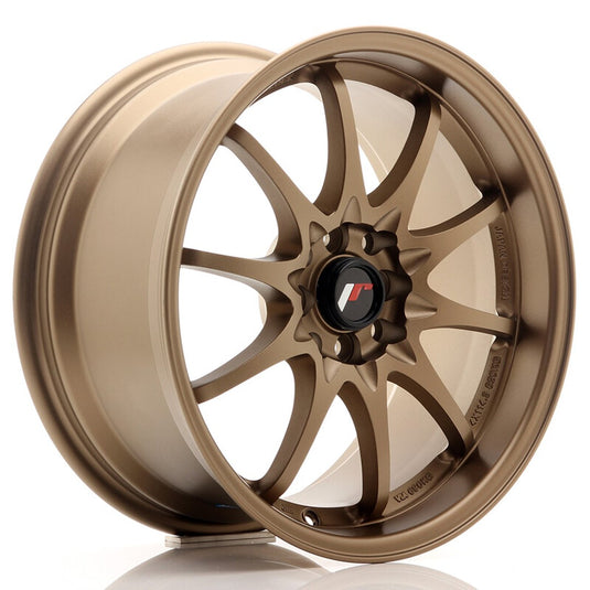 Cerchio Japan Racing JR-5 8,5x17 4x100/4x114.3 ET35 - Bronzo anodizzato