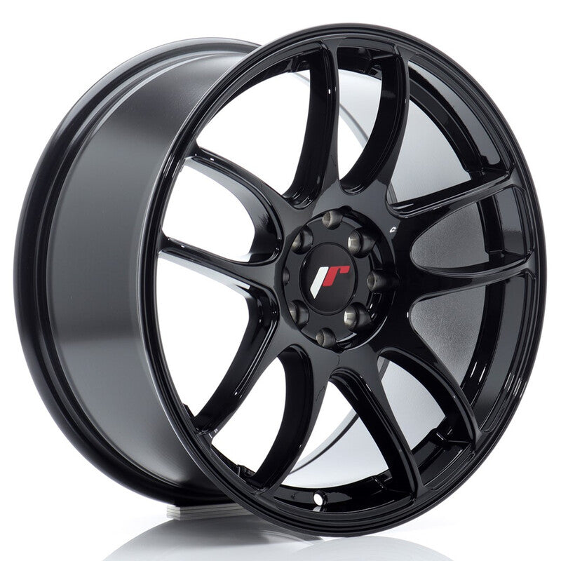 Carica immagine in Galleria Viewer, Cerchio Japan Racing JR-29 8x17 4x100/4x114.3 ET35 - Nero lucido
