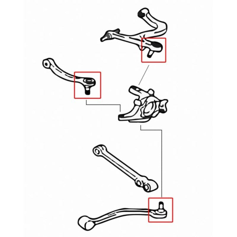Carica immagine in Galleria Viewer, Snodi Sospensione Posteriore Hardrace per Mitsubishi Lancer Evo 4 (IV)
