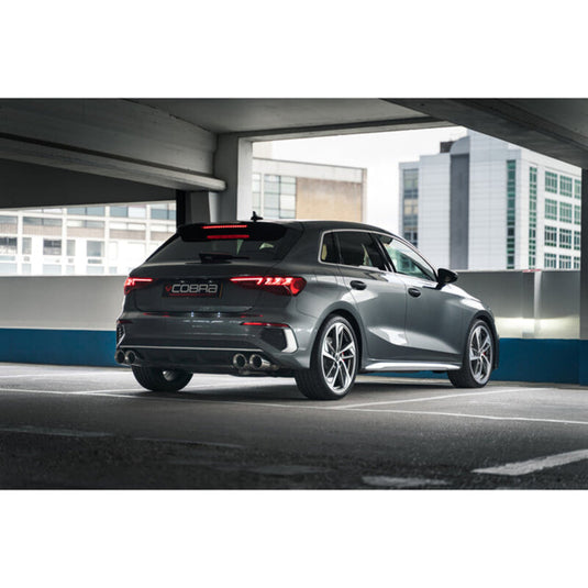 Linea di Scarico Completa "Turboback" Cobra per Audi S3 8Y Sportback (2020+) - con Valvola