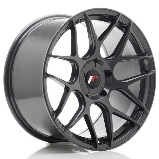 Cerchio Japan Racing JR-18 Extreme Concave 9,5x18 foratura su misura 5 fori ET20-43 - Hyper Gray