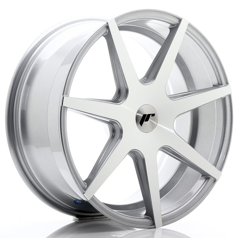 Carica immagine in Galleria Viewer, Cerchio Japan Racing JR-20 8,5x19 foratura su misura 4/5 fori ET20-40 - Argento lucidato
