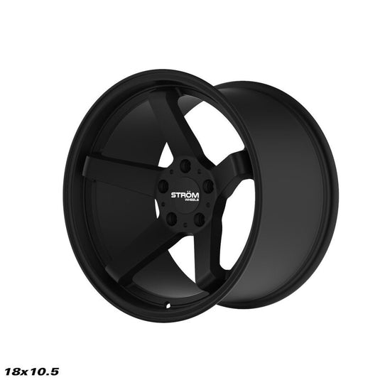 Cerchio Ström DS-35 10,5x18 5x120 ET10 - Nero satinato