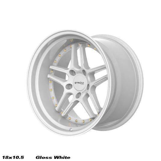 Cerchio Ström DS-05 10,5x18 5x114.3 ET10 - Bianco