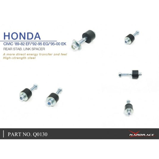 Distanziali Biellette Barra Stabilizzatrice Posteriore Hardrace per Honda Integra Type R DC2
