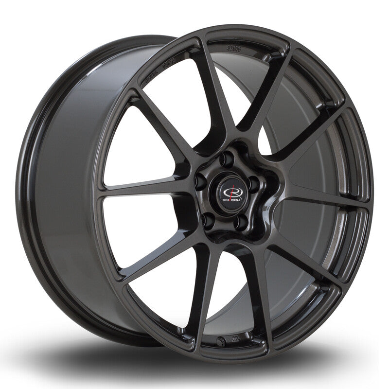 Carica immagine in Galleria Viewer, Cerchio Rota AR10 9x19 5x108 ET42 - Gunmetal
