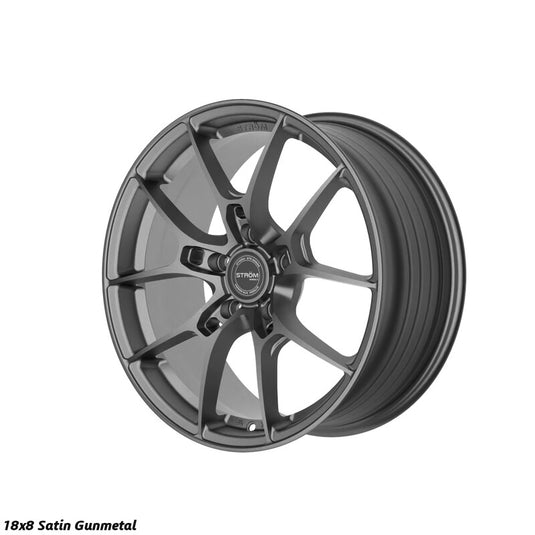Cerchio Ström STR-F1 8x18 5x112 ET42 - Gunmetal satinato