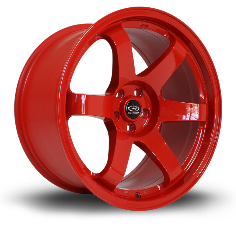 Cerchio Rota Grid 9,5x18 5x114.3 ET20 - Rosso