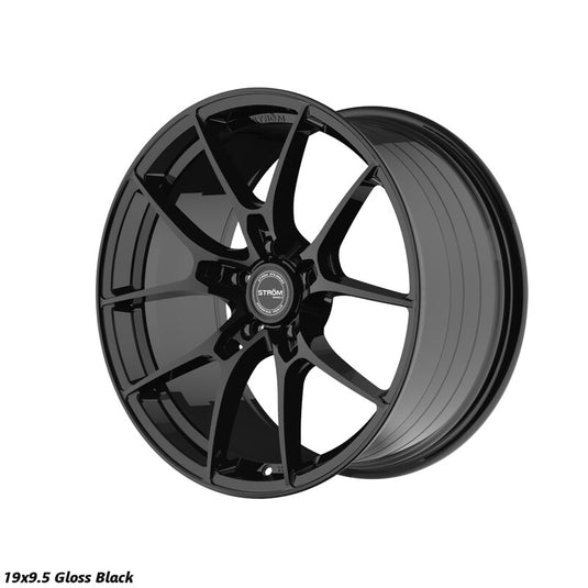 Cerchio Ström STR-F1 9,5x19 5x120 ET45 - Nero lucido