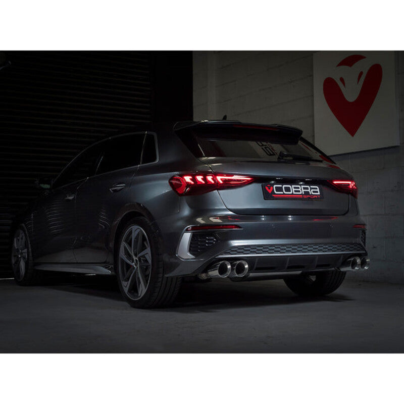 Carica immagine in Galleria Viewer, Linea di Scarico Completa "Turboback" Cobra per Audi S3 8Y Sportback (2020+) - con Valvola
