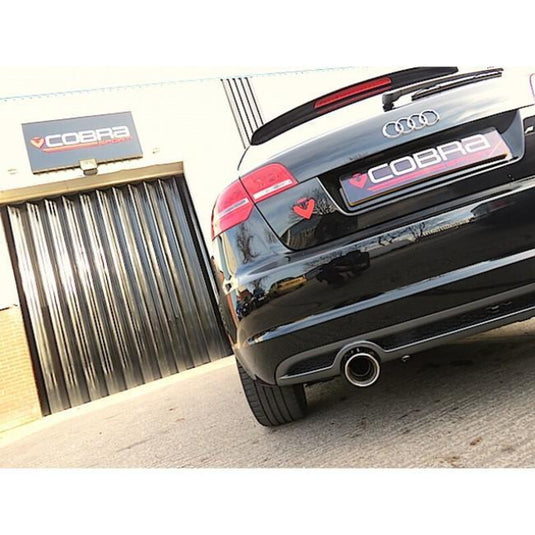 Linea di Scarico "Catback" Cobra per Audi A3 8P 3 Porte, 2.0L TDI 170, 2 Ruote Motrici (08-12)