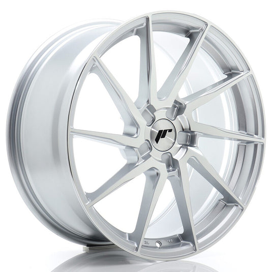 Cerchio Japan Racing JR-36 8x19 foratura su misura 5 fori ET20-40 - Argento