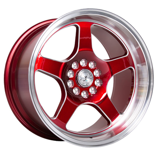 Cerchio 59°North D-004 10,5x18 5x114.3/5x120 ET25 - Rosso