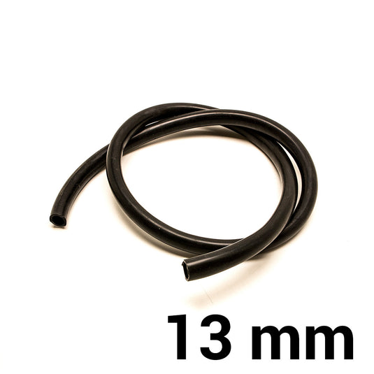 Tubo Silicone Ø13 mm - Nera (al metro)