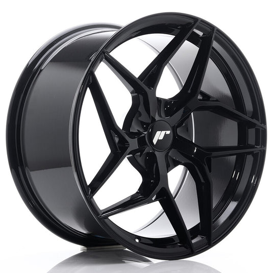 Cerchio Japan Racing JR-35 Extreme Concave 9,5x19 foratura su misura 5 fori ET20-45 - Nero lucido