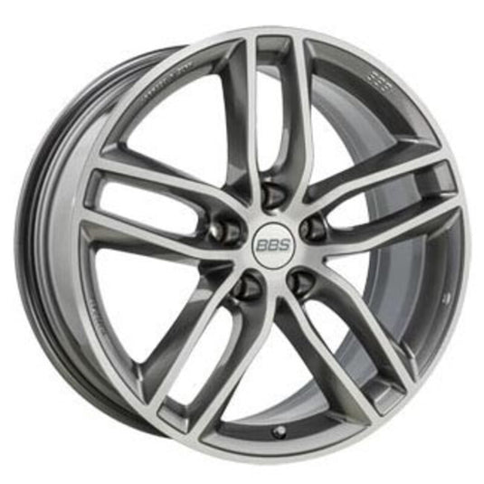 Cerchio BBS SX 9x20 5x112 ET33 - Grigio platino lucidato
