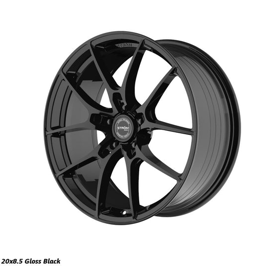 Cerchio Ström STR-F1 8,5x20 5x120 ET35 - Nero lucido