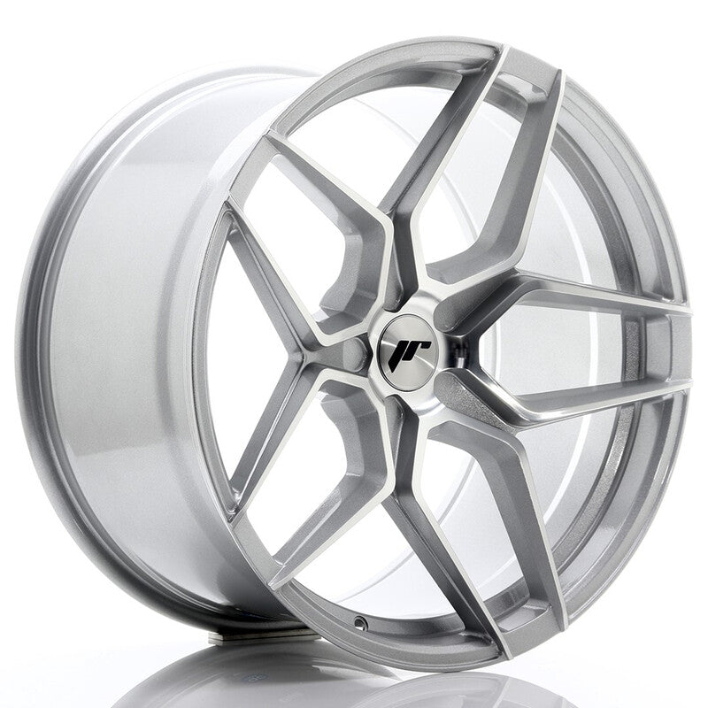 Carica immagine in Galleria Viewer, Cerchio Japan Racing JR-34 Extreme Concave 10,5x20 foratura su misura 5 fori ET20-35 - Argento lucidato
