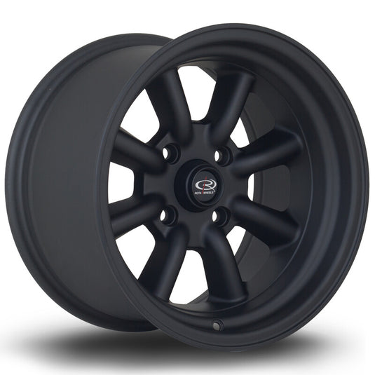 Cerchio Rota RKR 9x15 4x100 ET0 - Nero opaco