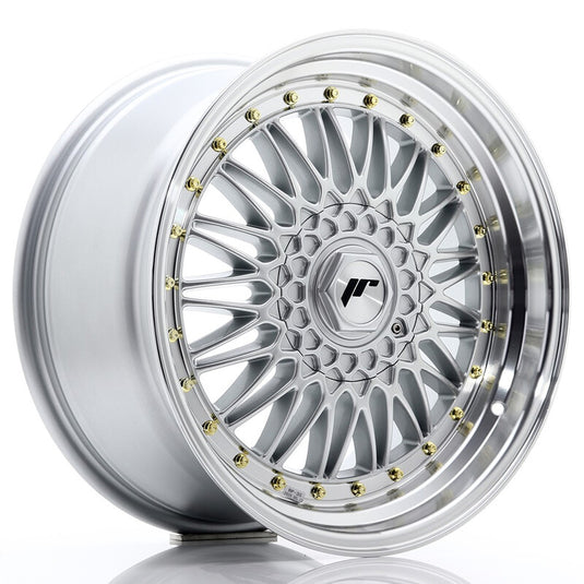 Cerchio Japan Racing JR-9 9x18 foratura su misura 4/5 fori ET20-40 - Argento