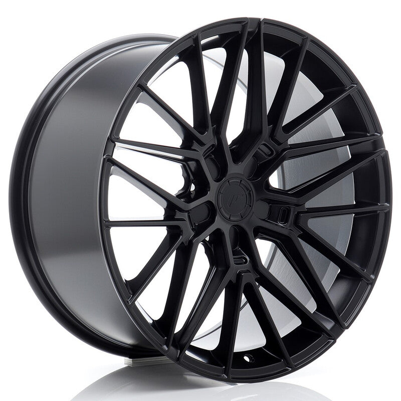 Carica immagine in Galleria Viewer, Cerchio Japan Racing JR-38 10x20 foratura su misura 5 fori ET20-48 - Nero opaco
