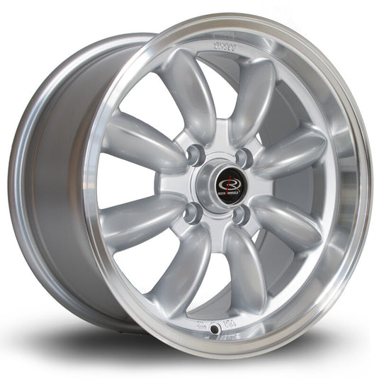 Cerchio Rota RB 7x15 4x110 ET4 - Argento lucidato