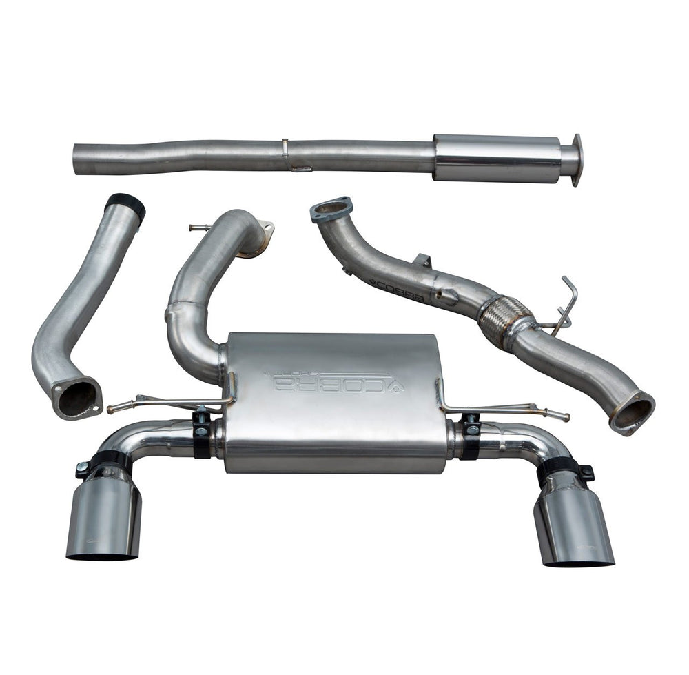 Linea di Scarico Completa "Turboback" Cobra per Ford Focus RS MK3