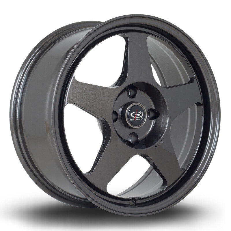Carica immagine in Galleria Viewer, Cerchio Rota Slipstream 7,5x17 5x114.3 ET45 - Gunmetal
