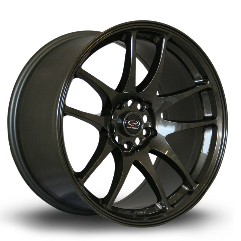 Carica immagine in Galleria Viewer, Cerchio Rota Torque 9,5x18 5x114.3 ET35 - Gunmetal
