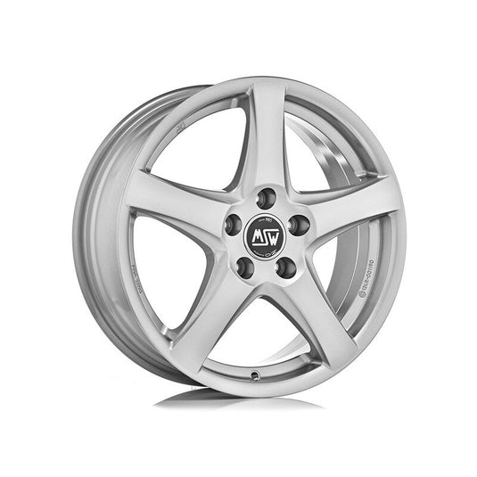 Cerchio MSW 78 6,5x17 5x112 ET38 - Argento lucidato