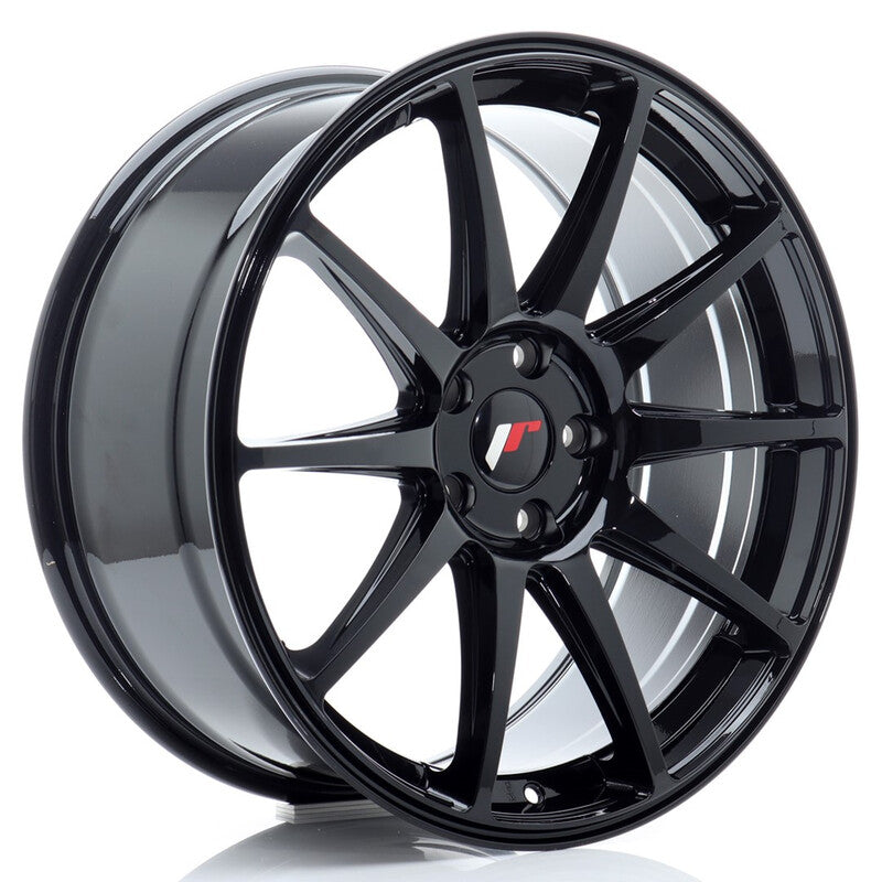 Carica immagine in Galleria Viewer, Cerchio Japan Racing JR-11 8,5x19 5x120 ET35 - Nero lucido
