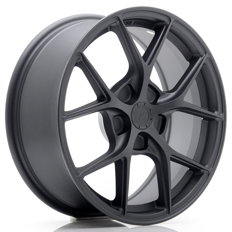 Carica immagine in Galleria Viewer, Cerchio Japan Racing SL-01 Super Light 7x17 foratura su misura 5 fori ET20-40 - Gunmetal
