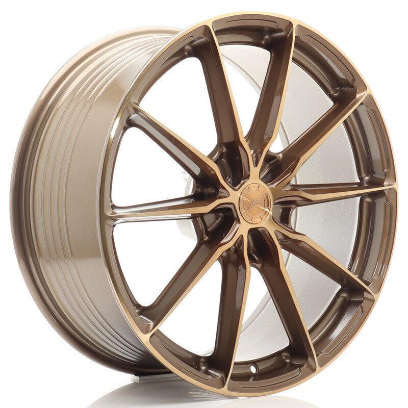 Carica immagine in Galleria Viewer, Cerchio Japan Racing JR-37 Extreme Concave 10x21 foratura su misura 5 fori ET10-64 - Bronzo
