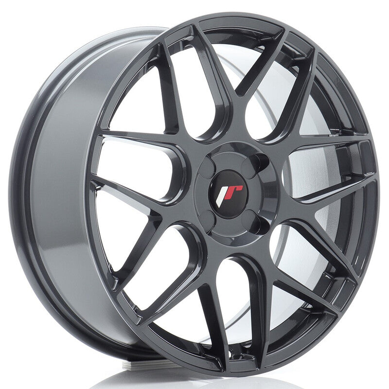 Carica immagine in Galleria Viewer, Cerchio Japan Racing JR-18 7,5x18 foratura su misura 4 fori ET20-40 - Hyper Gray
