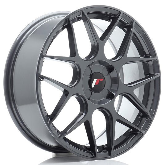 Cerchio Japan Racing JR-18 7,5x18 foratura su misura 4 fori ET20-40 - Hyper Gray